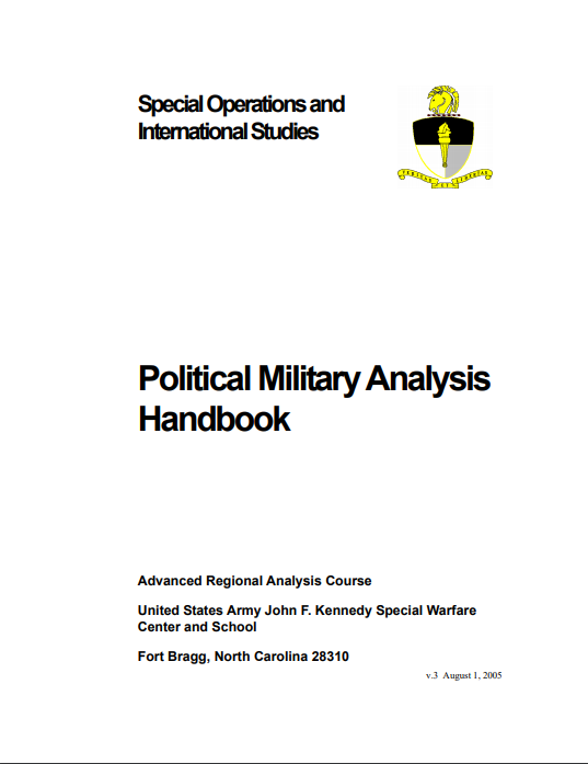 2018 Political-Military Handbook