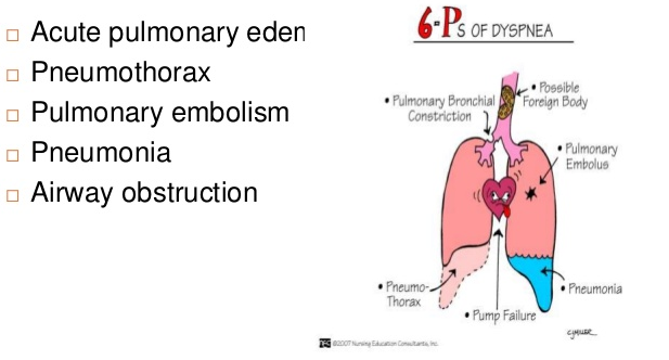 chart of dyspnea