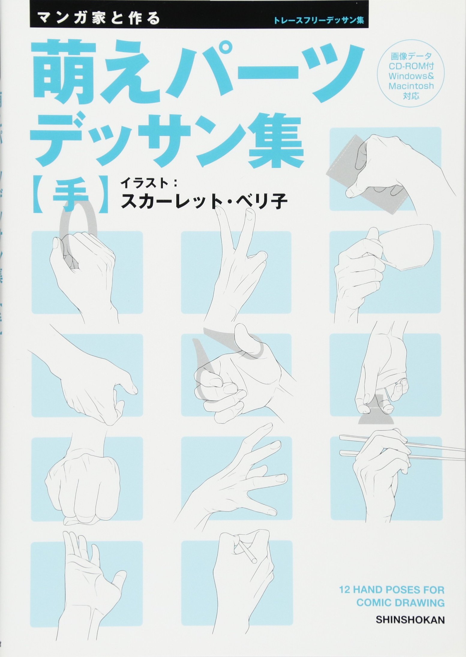Made with the Manga Artist Drawings for Manga Hands by Scarlet Beriko